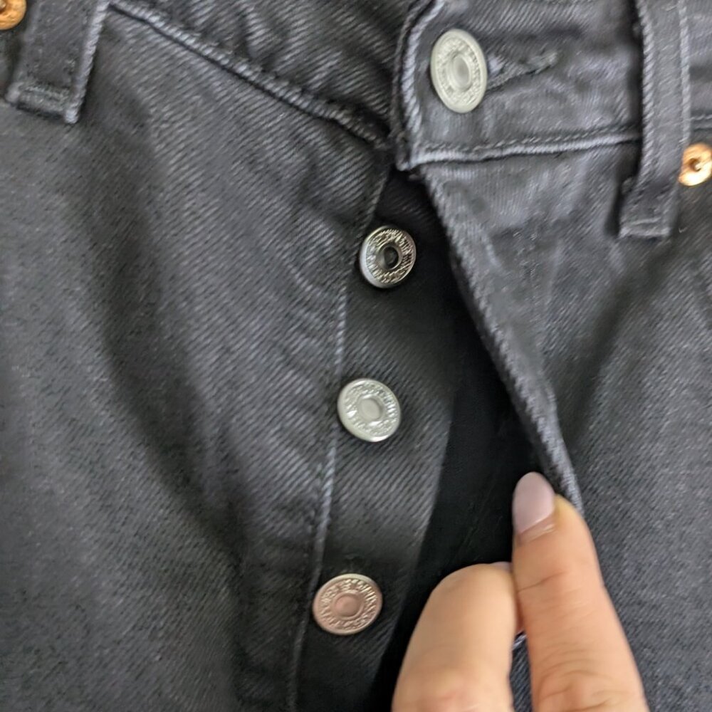 Levi's Black Boot Cut Jeans High-Waisted Sleek - Picture 7 of 9